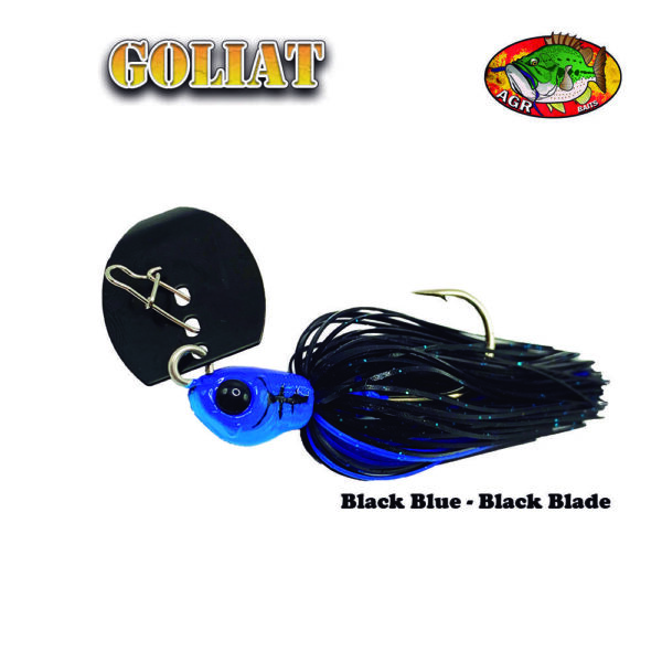 AGR BAITS Chatterbait Goliat 3/8oz Black Blue Craw