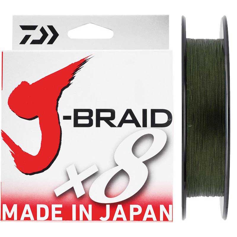 Hilo Trenzado Daiwa J-Braid X8 Dark Green 0.06mm