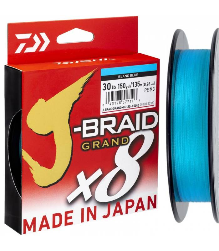 Daiwa J Braid x8 Island Blue 0.06mm