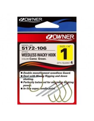 Anzuelo Owner Weedless Wacky 5172-106 nº1
