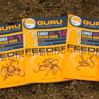 Anzuelos con ojal especiales XS de Guru LWGF Feeder nº14