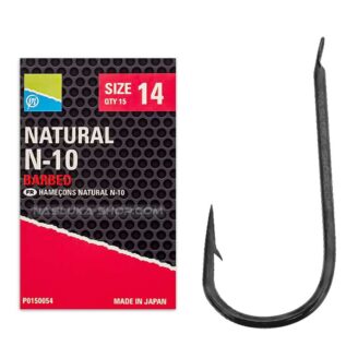 Anzuelo Preston Natural N-10 Tamaño 14