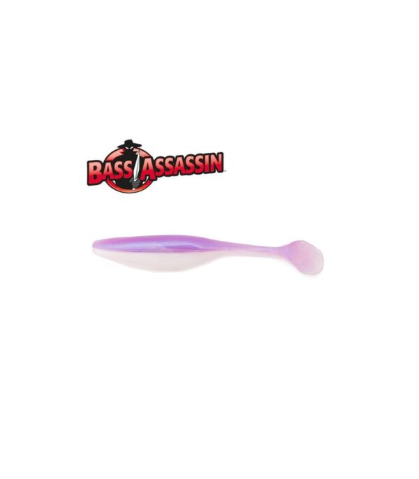 Bass Assassin 6″ Sea Shad-Albino Shad