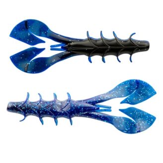 YUM Spine Craw 3.75" Black Blue Shadow