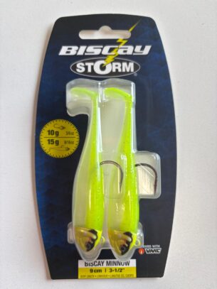 Señuelo Storm Biscay Minnow 9cm – 15g Coastal Hot Chartreuse