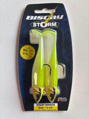 Señuelo Storm Biscay Minnow 9cm – 21g Coastal Hot Chartreuse