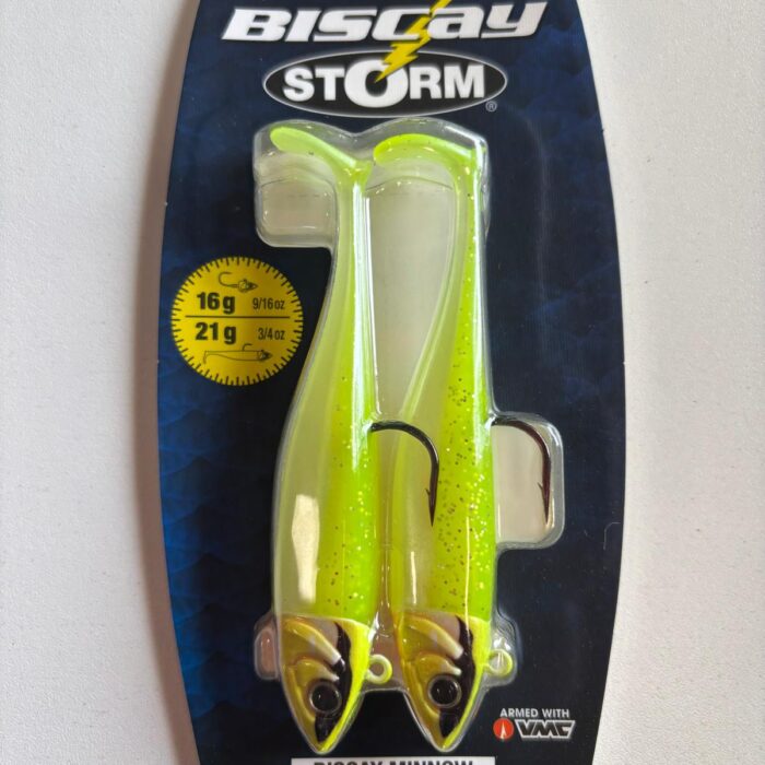 biscay minnow coastal hot chartreuse 21 gr quinvaco