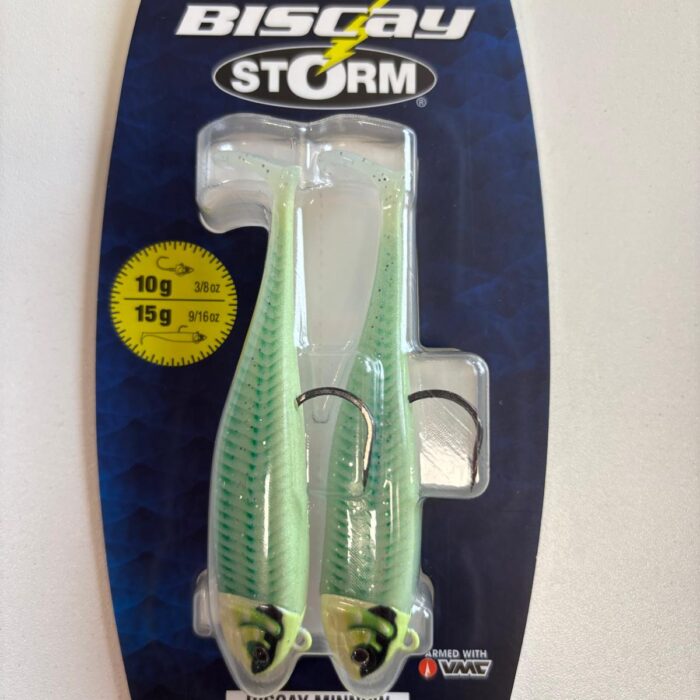 biscay minnow glow sandeel 15 gr quinvaco