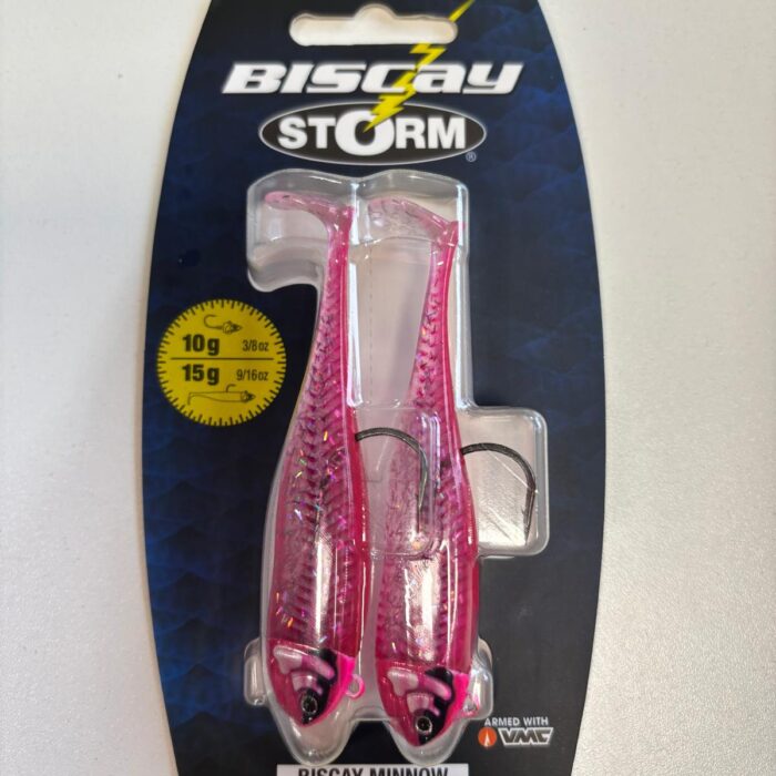 biscay minnow pink sandeel 15 gr quinvaco