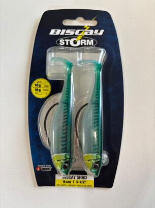 Señuelo Storm Biscay Shad 9cm – 16g Green Mackerel