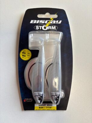 Señuelo Storm Biscay Shad 9cm – 16g White Pearl Sandeel