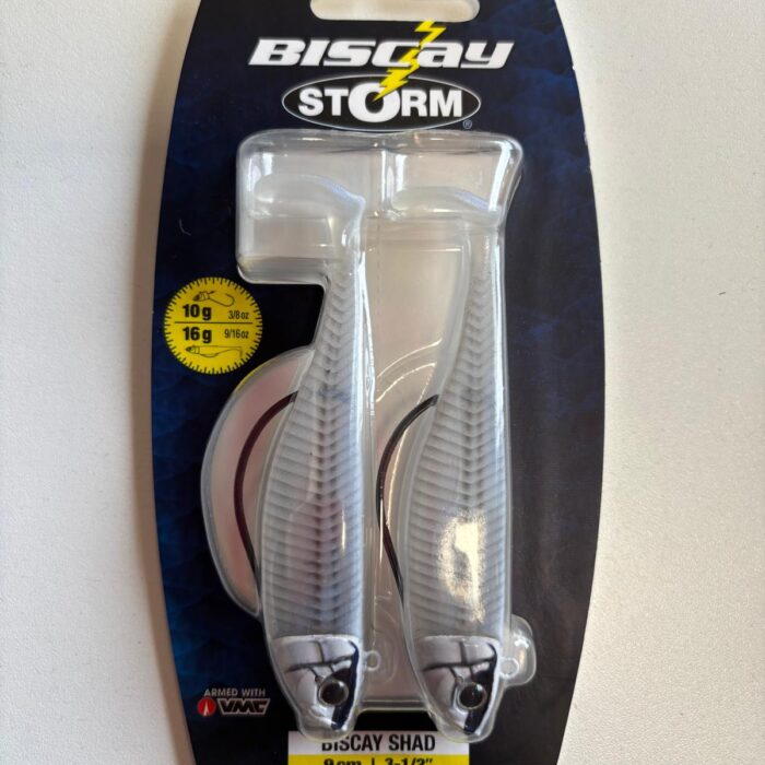 biscay shad 16g white pearl Sandeel quinvaco