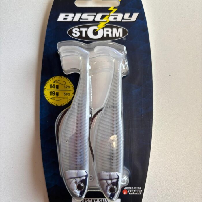biscay shad 19g white pearl Sandeel quinvaco