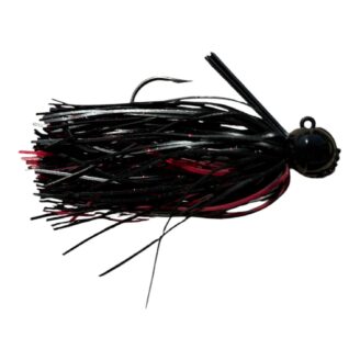 AGR Baits Football Jig Black Red 3/8 oz