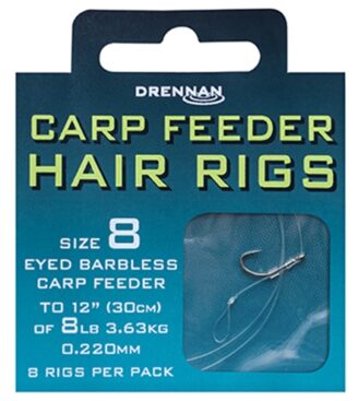 Anzuelo Drennan Montado Carp Feeder Hair Rigs