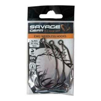 Anzuelos Savage Gear EWG Weedless Hooks 8/0 4 gr