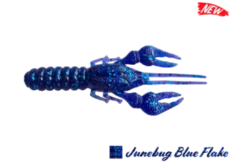 Vinilo Agr Baits Finesse Craw Junebug/Blue Flake