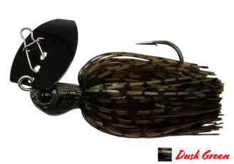 AGR BAITS Chatterbait Goliat 3/8oz Dusk Green Pumpkin