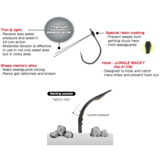 jungle wacky weedless quinvaco