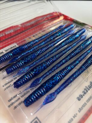 Vinilo AGR Motion Worm 5.5'' Junebug Blue Flake