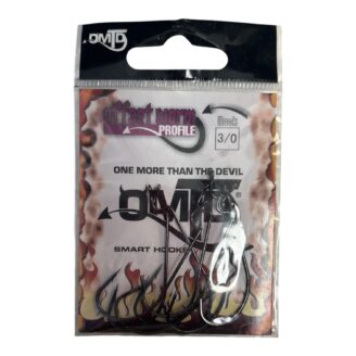 Anzuelos OMTD Offset Worm Profile Size 3/0