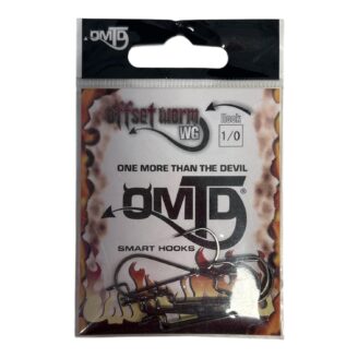 Anzuelos OMTD Offset Worm WG Size 1/0