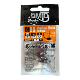 OMTD OJ55 Weedless Wacky Jig Head 1,7gr size 1