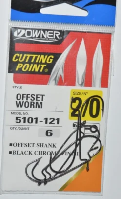 Owner Offset Worm 2/0