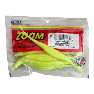 Vinilo Zoom Salty Super Fluke 5" Chartreuse Pearl