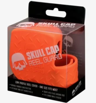Protector de Carrete Casting Skull Carp Reel Guard Naranja
