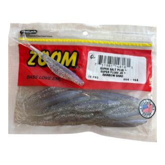 Señuelo de Vinilo Zoom Super Fluke Jr. Rainbow Shad