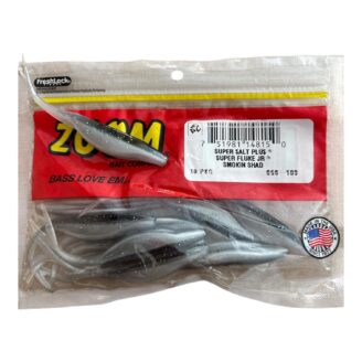 Señuelo de Vinilo Zoom Super Fluke Jr. Smokin Shad