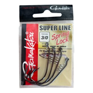 Anzuelos Gamakatsu Superline Spring Lock 3/0