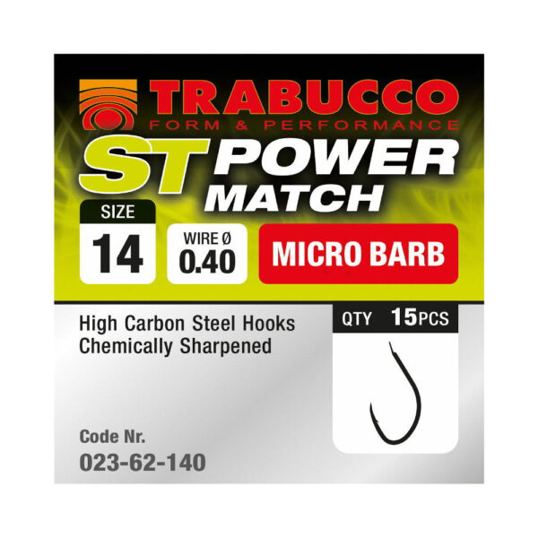 Anzuelo Trabucco Power Match Micro Barb