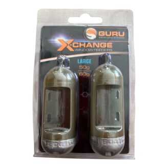 Cebadores Guru X-Change Window Feeders Large 50-60gr